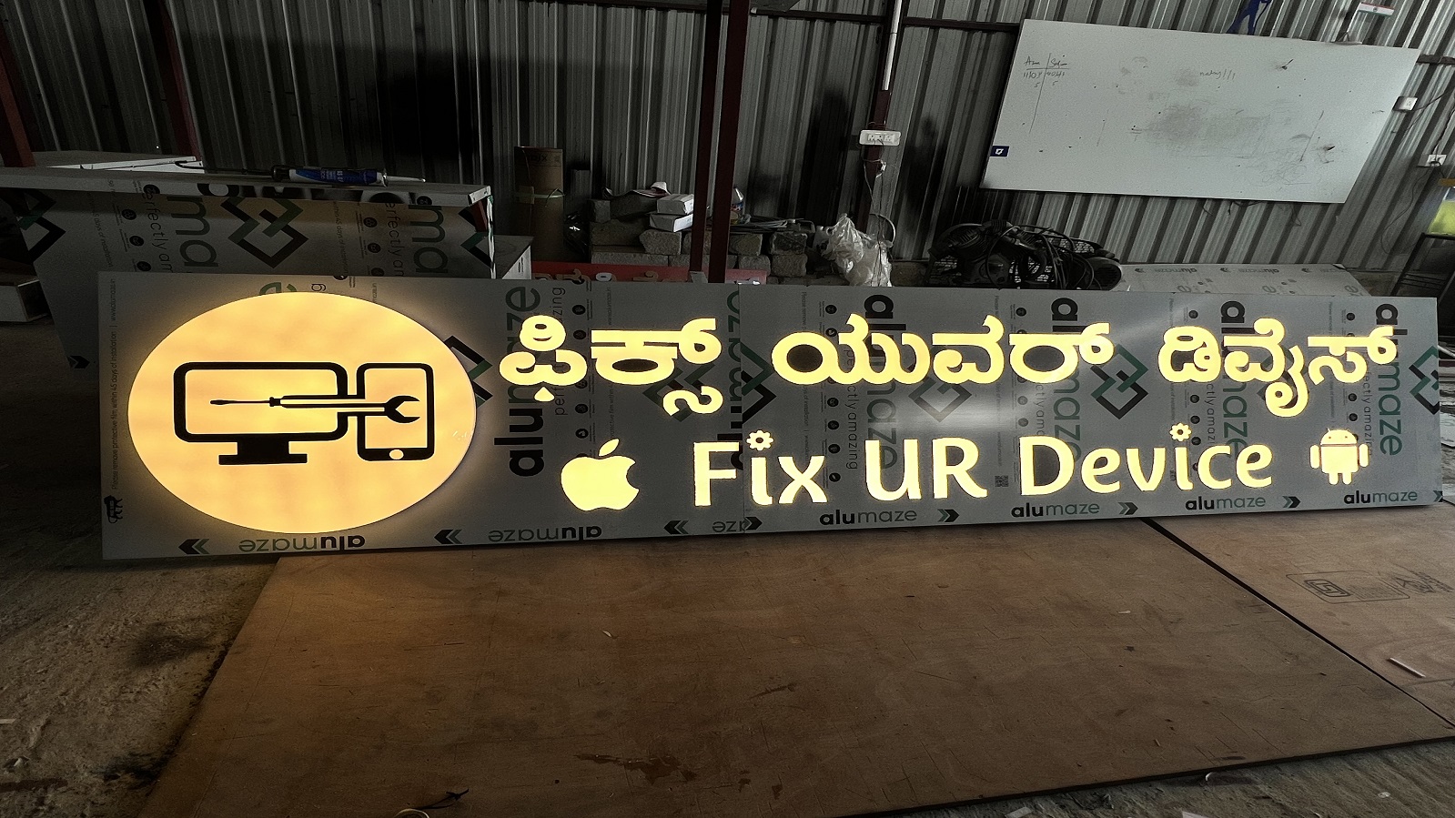 2D LED Sign Board3