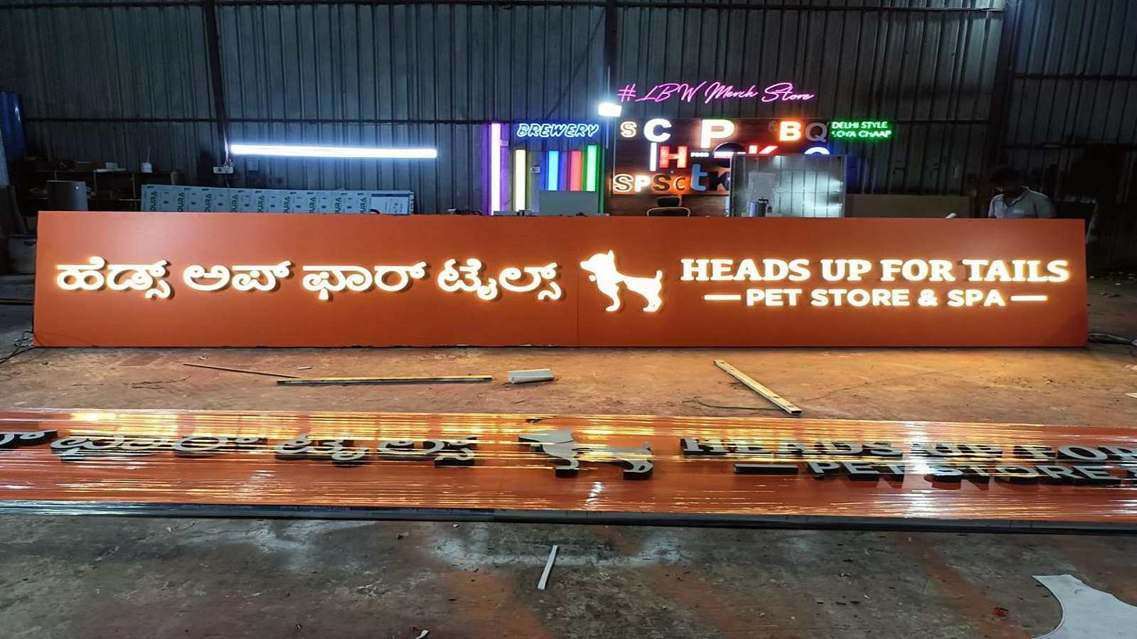 3D LED Sign Board3