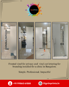 Fabric Backlit Sign Board Manufacturer in Bangalore