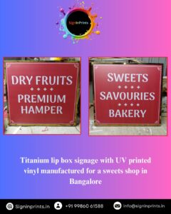 Modular signage manufacturer in Bangalore