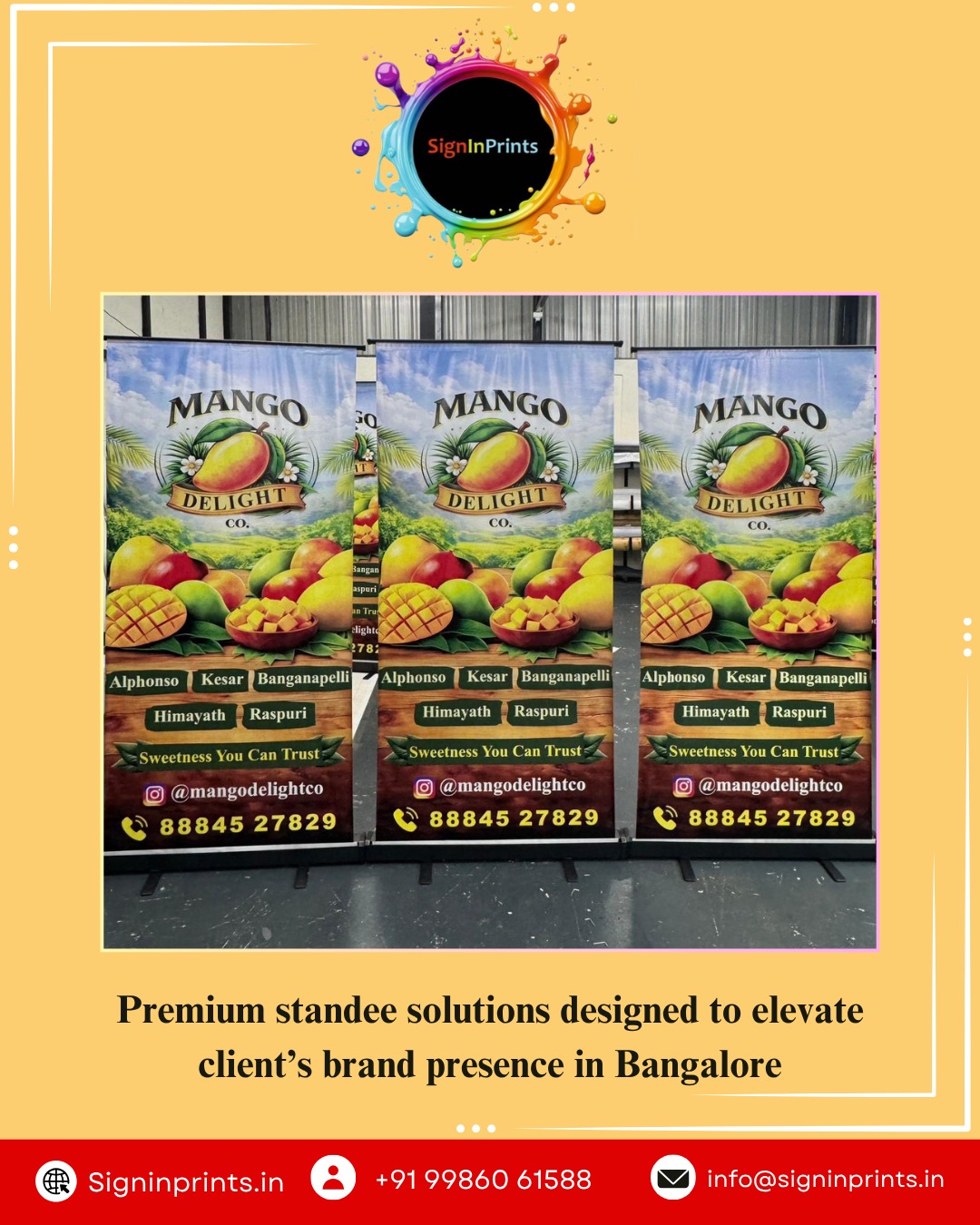 Fabric lit box signage manufacturer in Bangalore