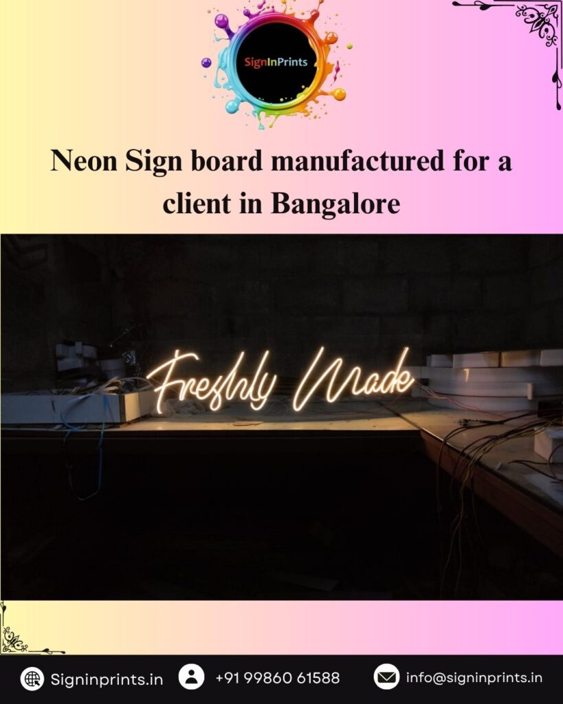 Sign Board Manufacturers in Bangalore
